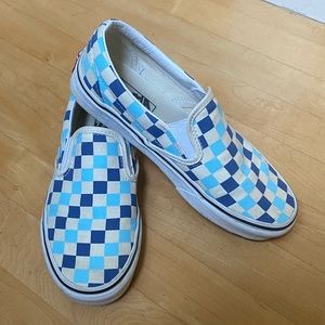Blue Slip-On Vans